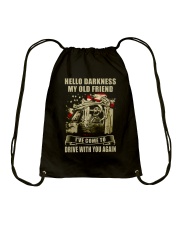 Hello Darkness Drawstring Bag tile