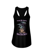 Touch My Coffee Ladies Flowy Tank tile