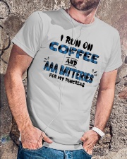 I run on coffee Classic T-Shirt lifestyle-mens-crewneck-front-4