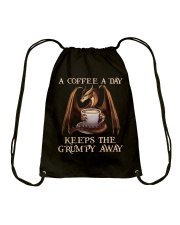 A Coffee A Day Drawstring Bag tile