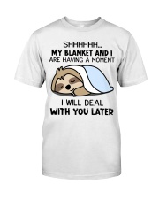 My Blanket And I Classic T-Shirt front