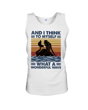 And I Think To Myself Unisex Tank tile