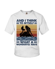 And I Think To Myself Youth T-Shirt tile