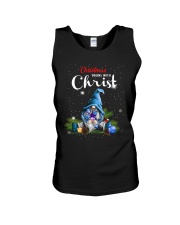 Christmas Begins With Christ Unisex Tank tile