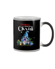 Christmas Begins With Christ Color Changing Mug tile
