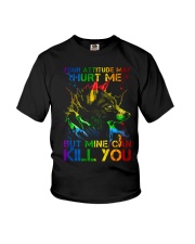 Your Attitude May Hurt Me Youth T-Shirt tile