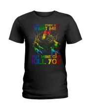 Your Attitude May Hurt Me Ladies T-Shirt tile