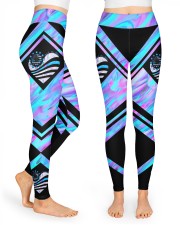 Back The Blue High Waist Leggings front