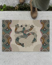 Mandala Frog Doormat 22.5" x 15" aos-doormat-22-5x15-lifestyle-front-01