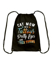 Cat Mom Drawstring Bag tile