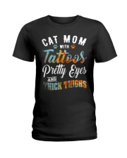 Cat Mom Ladies T-Shirt tile
