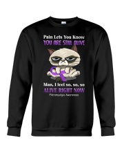 Pain lets you know Crewneck Sweatshirt tile