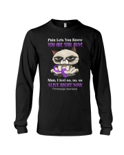 Pain lets you know Long Sleeve Tee tile
