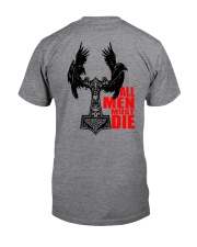 ALL MEN MUST DIE - VIKING RAVEN TEE Classic T-Shirt tile
