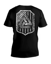 VIKING FLAG V-Neck T-Shirt tile