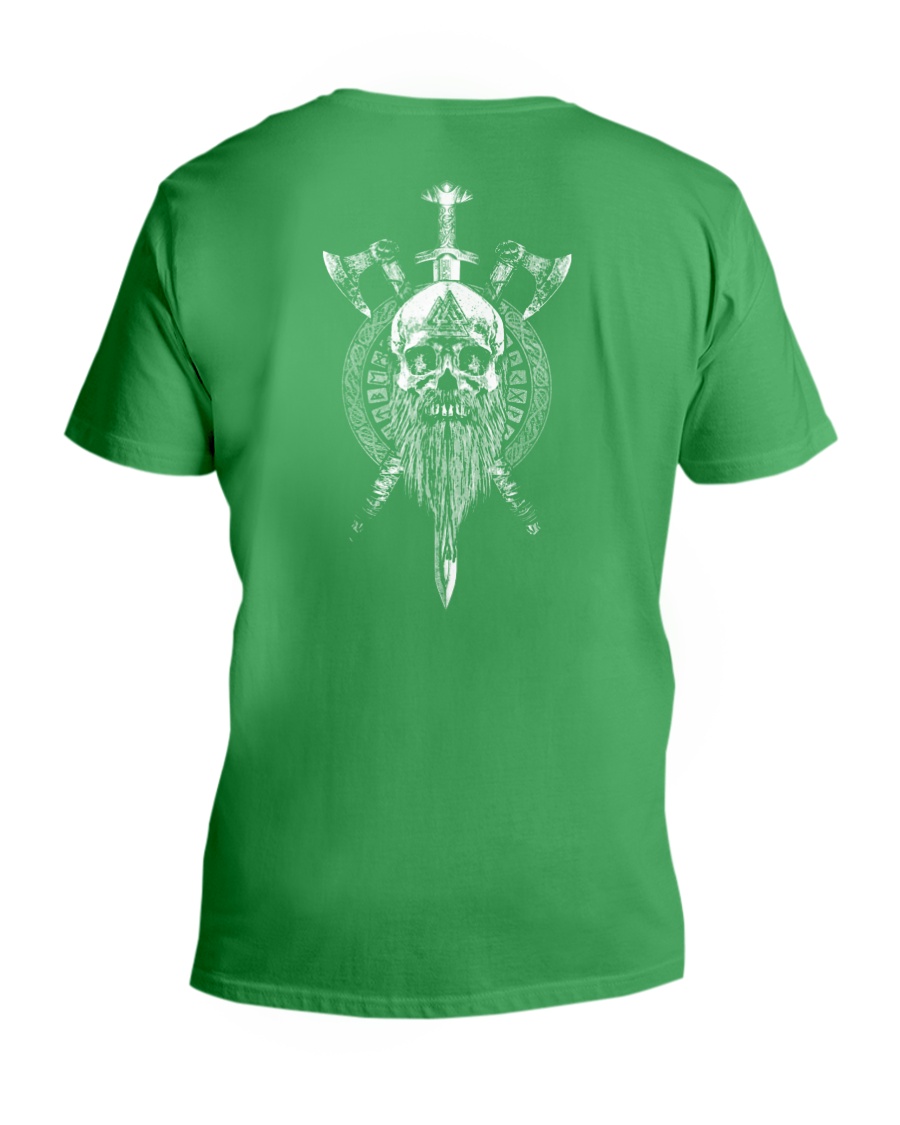 VIKING SKULL - VIKING SHIRT V-Neck T-Shirt