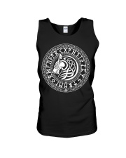 Viking Shirt - Viking Fenrir Wolf And Rune Unisex Tank tile
