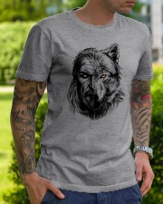 Warrior and Wolf - Viking Shirt Classic T-Shirt lifestyle-mens-crewneck-front-7