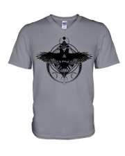 Raven Viking Symbol - Viking Shirt V-Neck T-Shirt thumbnail