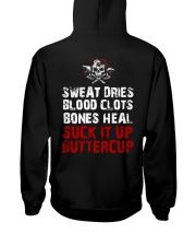 Suck It Up Buttercup - Viking Hooded Sweatshirt back