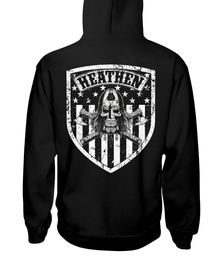 VIKING FLAG - HEATHEN SHIELD Hooded Sweatshirt