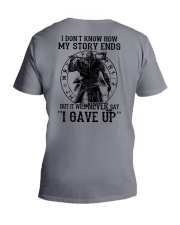 NERVER SAY I GAVE UP - VIKING SHIRT V-Neck T-Shirt thumbnail