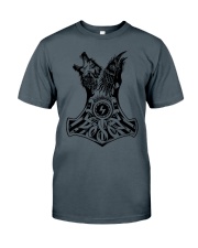 WOLF-RAVE-HAMMER - VIKINGZON Classic T-Shirt thumbnail