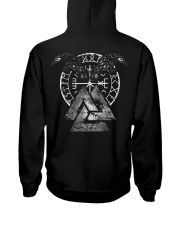 VIKING - Valknut Raven Hooded Sweatshirt back