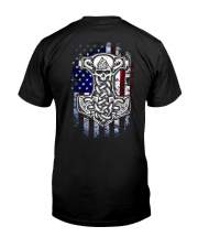 HAMMER AND AMERICA FLAG Classic T-Shirt thumbnail