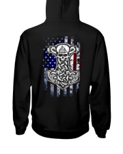 HAMMER AND AMERICA FLAG Hooded Sweatshirt back