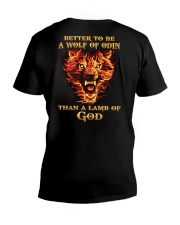 BETTER TO BE A WOLF OF ODIN - VIKING SHIRT V-Neck T-Shirt thumbnail