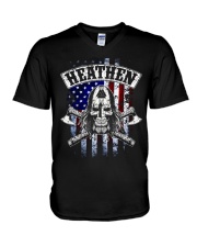 HEATHEN VIKING SHIRT V-Neck T-Shirt thumbnail