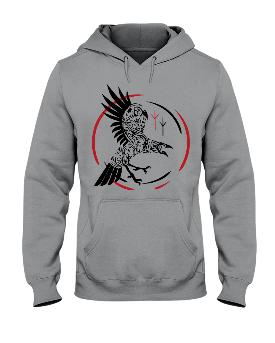 VIKING RAVEN - VIKING SHIRT Hooded Sweatshirt