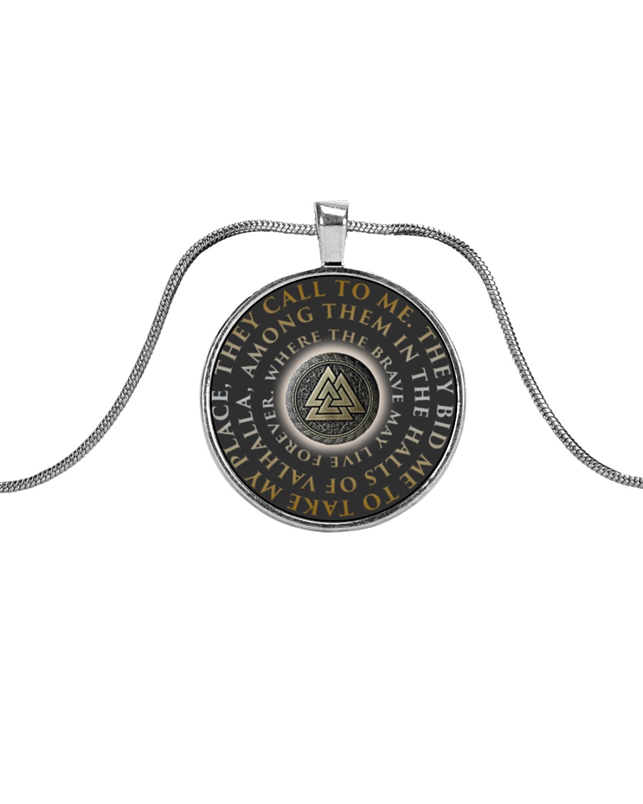 VIKING ZON Metallic Circle Necklace