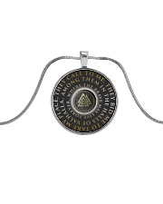 VIKING ZON Metallic Circle Necklace front