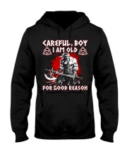 I AM OLD FOR GOOD REASON - VIKING TEE Hooded Sweatshirt thumbnail
