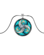 VIKING ZON Metallic Circle Necklace front