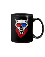WOLF LED SOUND ACTIVATED GLOW LIGHT UP T SHIRT Mug thumbnail