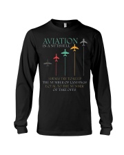 FUNNY PILOT AVIATION IN A NUTSHELL GIFT Long Sleeve Tee thumbnail