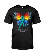 SCLERODERMA AWARENESS SHIRT BUTTERFLY T SHIRT Classic T-Shirt front