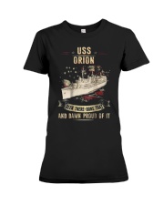 NAVY USS ORION AS 18 T SHIRTS Premium Fit Ladies Tee thumbnail