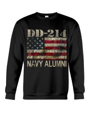 DD 214 US NAVY ALUMNI VINTAGE AMERICAN FLAG T SHIR Crewneck Sweatshirt thumbnail