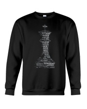 WORD CLOUD CHESS KING TSHIRT Crewneck Sweatshirt thumbnail