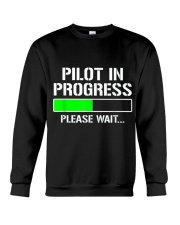 PILOT IN PROGRESS T SHIRT FUNNY FLIGHT SCHOOL STUD Crewneck Sweatshirt thumbnail