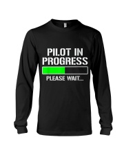 PILOT IN PROGRESS T SHIRT FUNNY FLIGHT SCHOOL STUD Long Sleeve Tee thumbnail