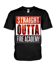 FIRE ACADEMY SHIRT FIREFIGHTER GRADUATION GIFT V-Neck T-Shirt thumbnail