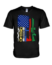 FIRST RESPONDER GIFT SHIRT EMS FIREFIGHTER POLICE V-Neck T-Shirt thumbnail