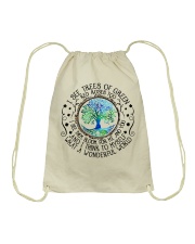 WHAT A WONDERFUL WORLD Drawstring Bag tile