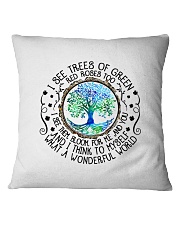 WHAT A WONDERFUL WORLD Square Pillowcase tile