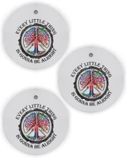NOT SOLD ANYWHERE ELSE Circle Ornament (Wood tile